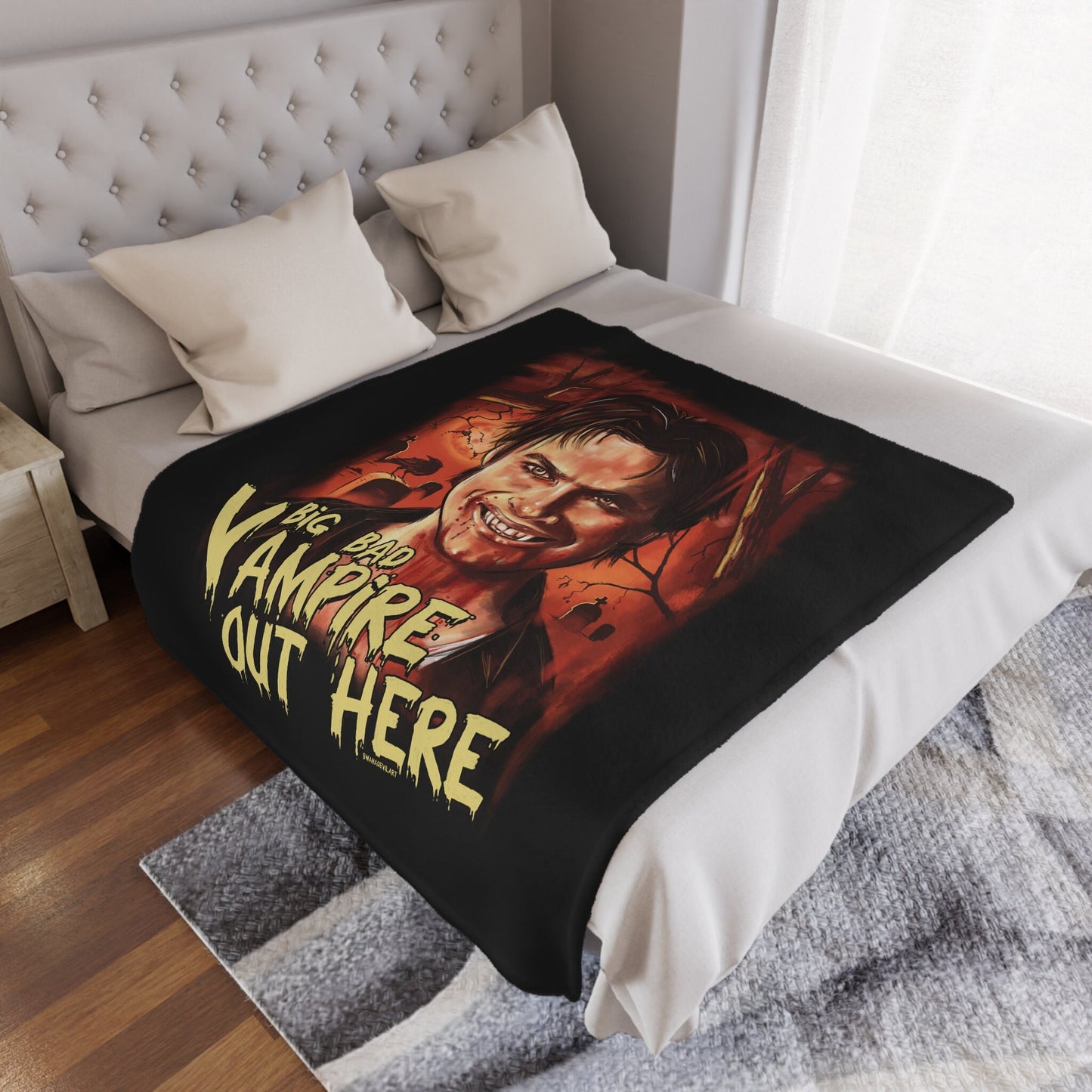 TVD Blanket, This is my TVD watching Blanket, TVD merch, Tvd fan gift, The Vampire diaries, Damon Salvatore blanket, I was feeling epic