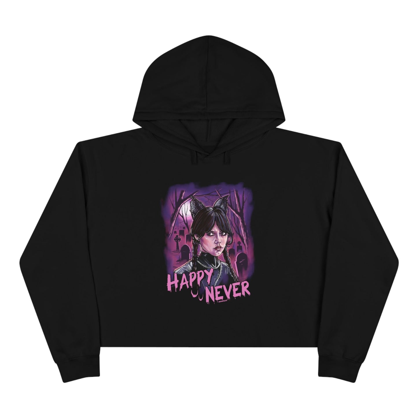 Wednesday hoodie, Cropped Hoodie, Wednesday Addams hoodie, Horror hoodie , Spooky apparel, Goth aesthetic, Addams family, Wednesday png
