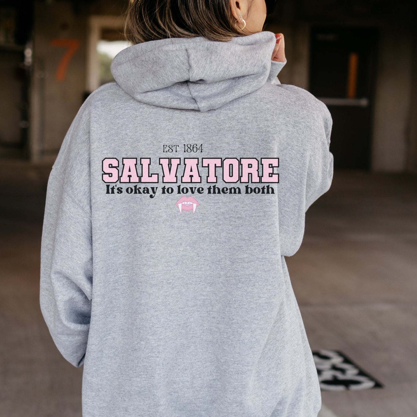 Team Stefan Stefan Salvatore Football Hoodie Salvore Hoodie, Tvd