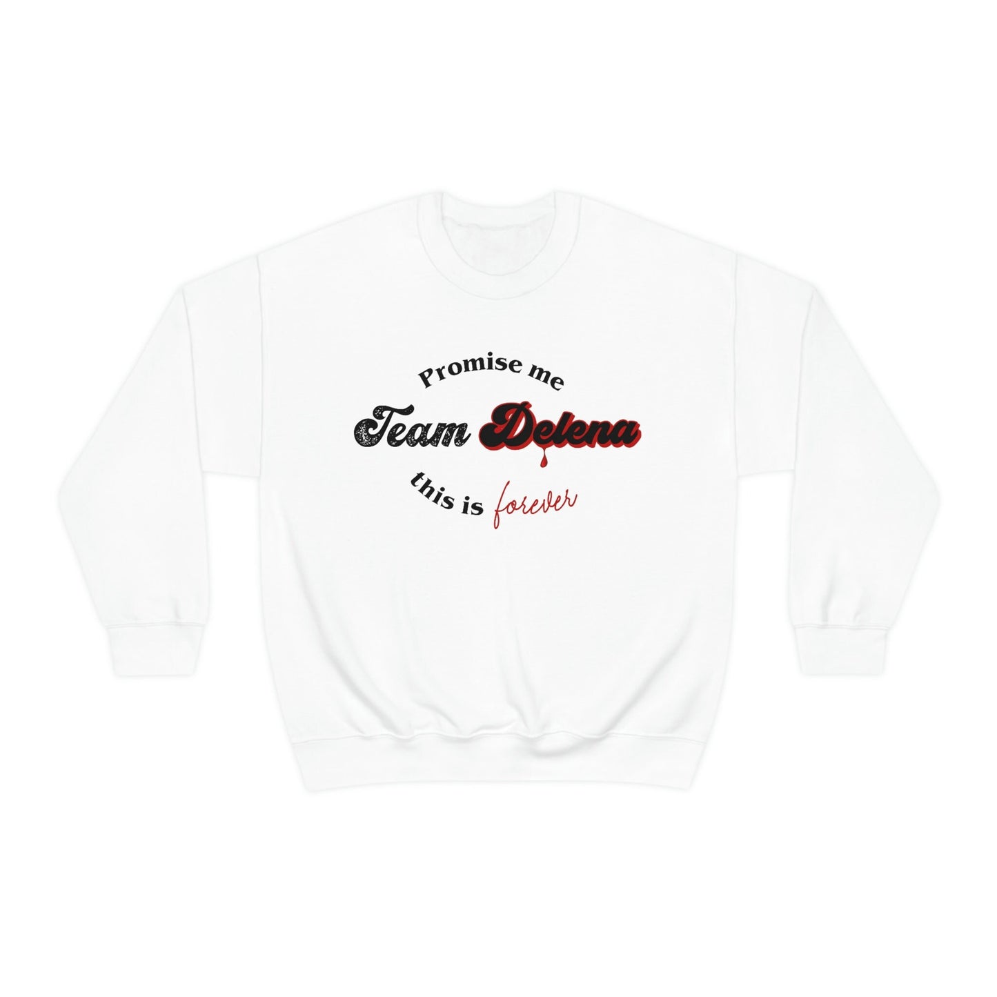 Team Delena Sweatshirt, TVD sweatshirt, Tvd merch, TVD apparel, Damon Salvatore, The Vampire diaries, TVD fan gift