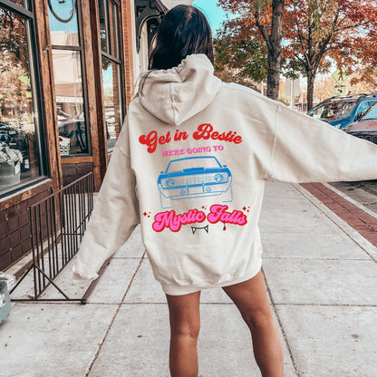 Mystic Falls Hoodie, TVD hoodie, Salvatore brothers, TVD apparel, tvd merch, tvd fan gift, The Vampire diaries, Tvd gift