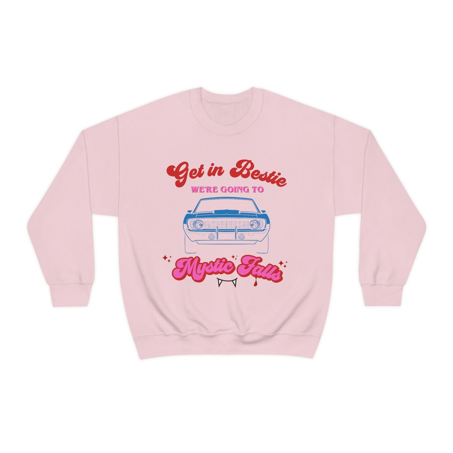 Tvd Hoodie, Mystic Falls crewneck, Tvd fan gift, tvd fan, tvd merch, Salvatore brothers, Damon Salvatore, Stefan Salvatore
