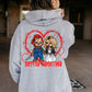 Horror Valentine's Day Sweatshirt, Chucky Sweatshirt, Horror Hoodie, Bloody Valentine Halloween Sweatshirt, Bride of Chucky, Child's Play