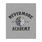 Nevermore Academy Blanket, Wednesday Addams Blanket, Wednesday Addams kids blanket, Wednesday Addams, Nevermore Academy, Nevermore