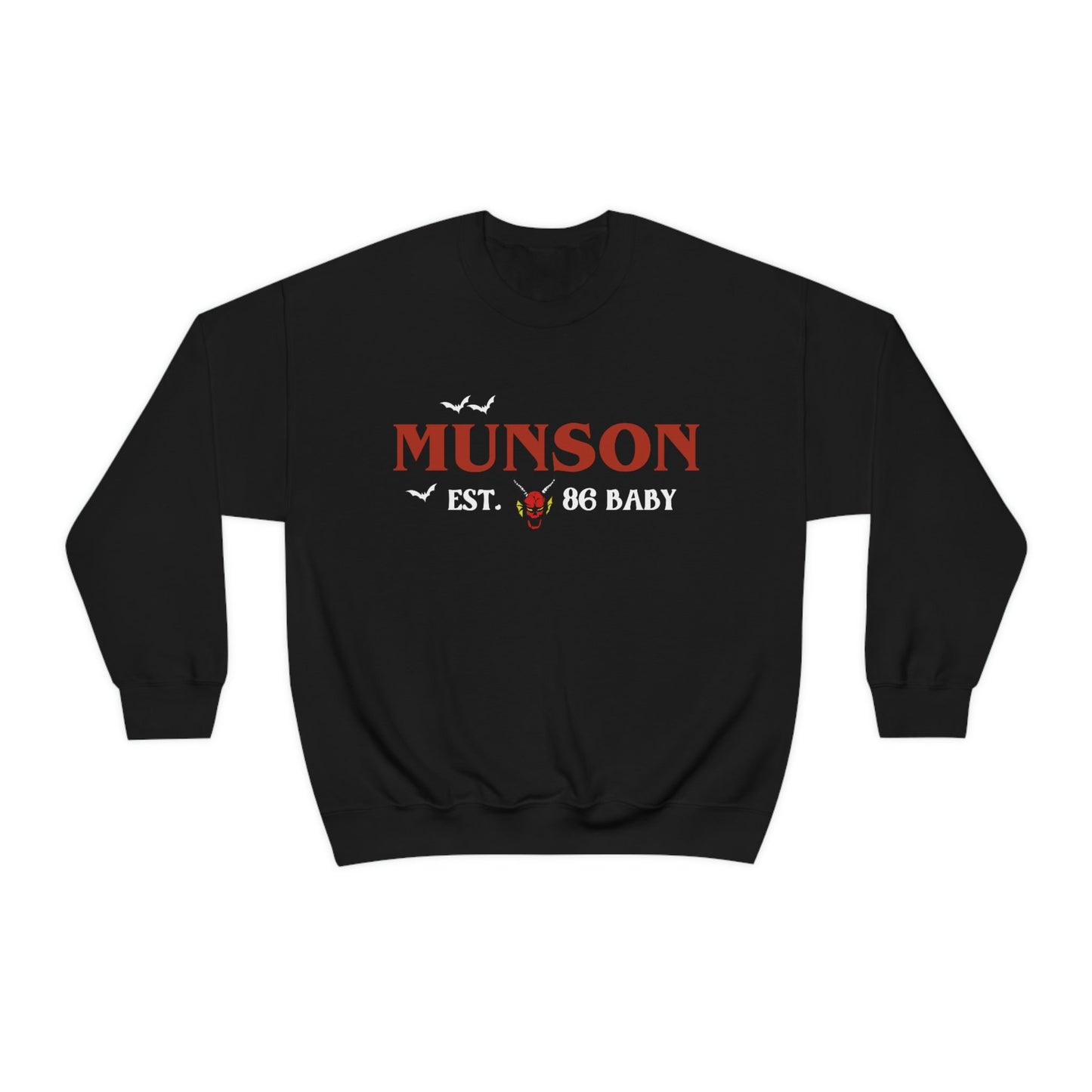Eddie Munson Crewneck, Eddie Munson fan, Eddie Munson merch, Horror merch, Horror fan, Hawkins High, Eddie hoodie, 86 baby