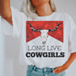 Cowgirl Killer Color Comfort T-Shirt, Western Shirt, Graphic Tee, Oversized print, Country Music,  Vintage, Cowgirl