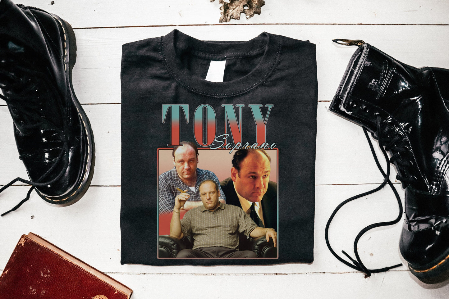 Tony Soprano Vintage T-Shirt, Gift For Women and Man Unisex T-Shirt, Sopranos T-shirt, 90s vintage tee