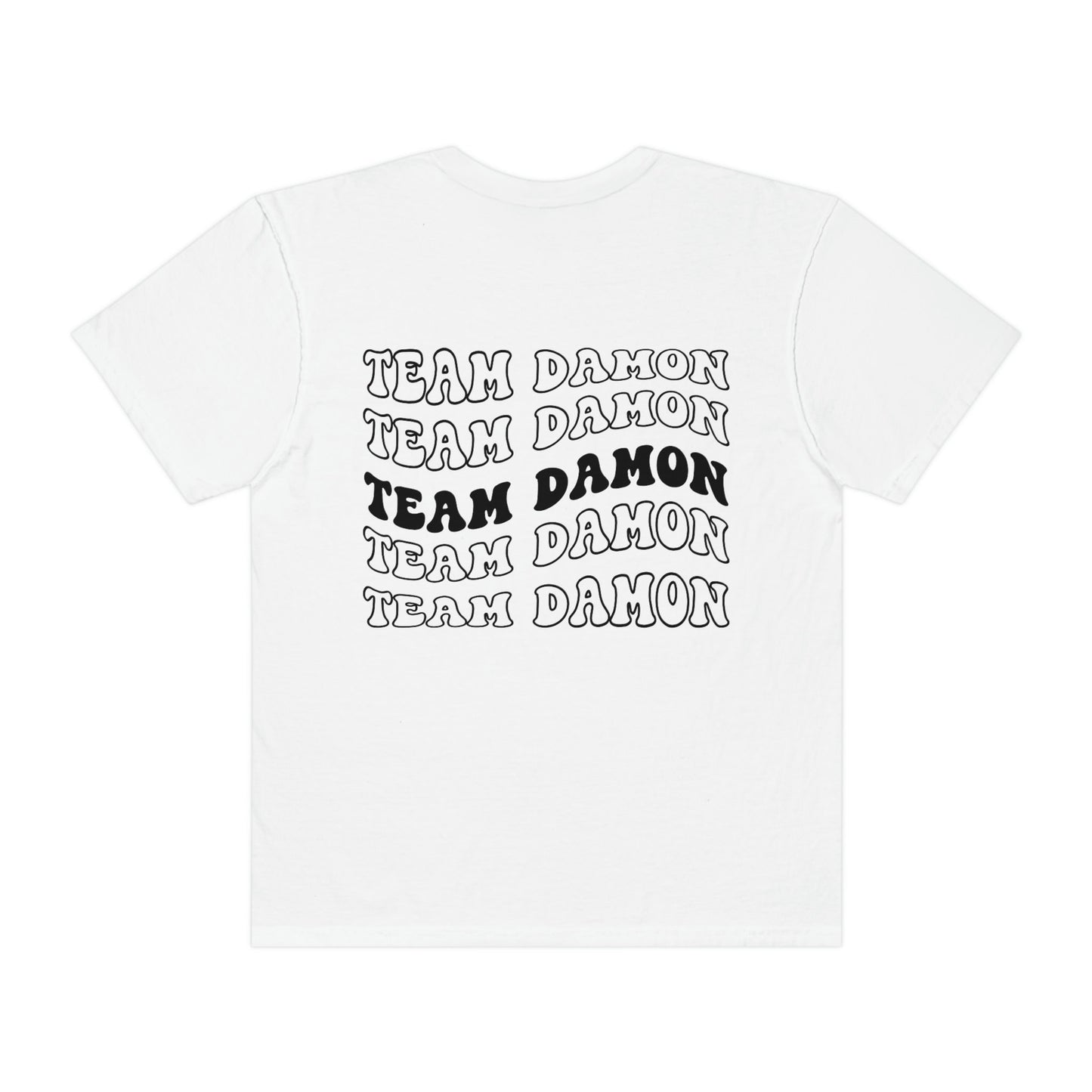 Damon Salvatore Shirt, Team Damon Shirt, TVD shirt, TVD fan gift, tvd merch, The Salvatore brothers, Mystic Falls shirt