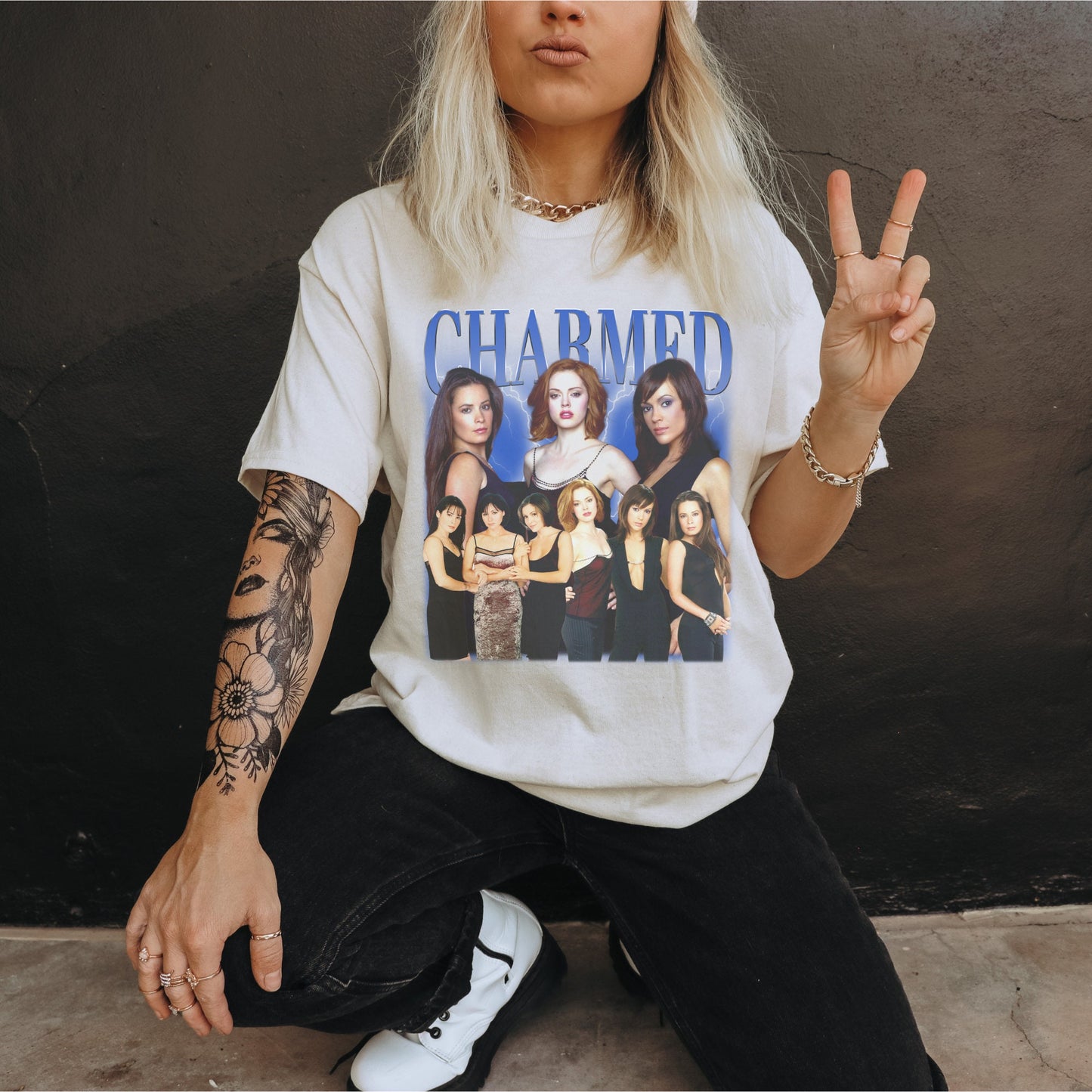 Charmed shirt, Charmed tv unisex vintage, Halliwell Sisters, Charmed Tv Series, Prue Piper Phoebe, Paige, 90s witches shirt, Witchy shirt