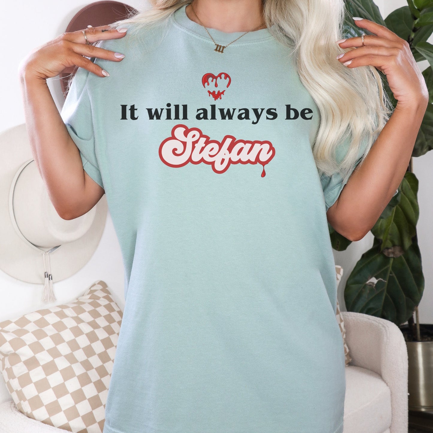 Stefan Salvatore shirt,TVD Shirt, Stefan Salvatore, TVD merch, Tvd fan gift, Mystic Falls shirt, Damon Salvatore, Tvd apparel