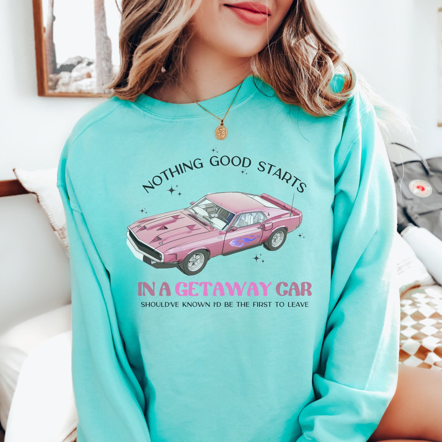 Getaway Car Sweatshirt, TS Sweatshirt, Reputation Sweatshirt, Eras Tour merch, TS merch, Swiftie Sweatshirt, Comfort Colors, Concert Hoodie