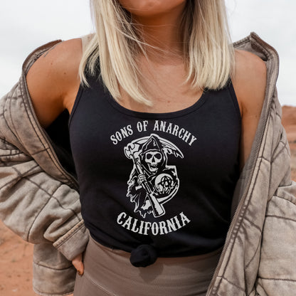 SOA Tank top, Jax Teller shirt, Sons shirt, SOA merch, Sons of Anarchy fan, Reaper Crew shirt, Jax Teller Fan gift, Charming