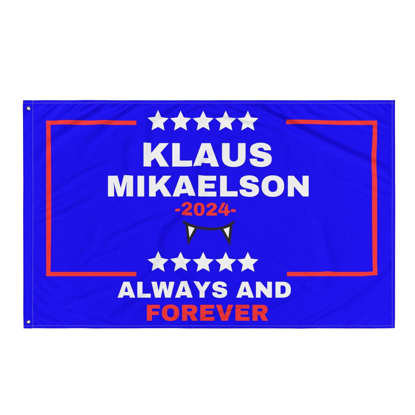 Klaus Mikaelson Flag, Klaus Mikaelson merch, TVD tapestry, TVD room decor, Tvd dorm flag, Tvd gift, Team Klaus Funny tvd gift