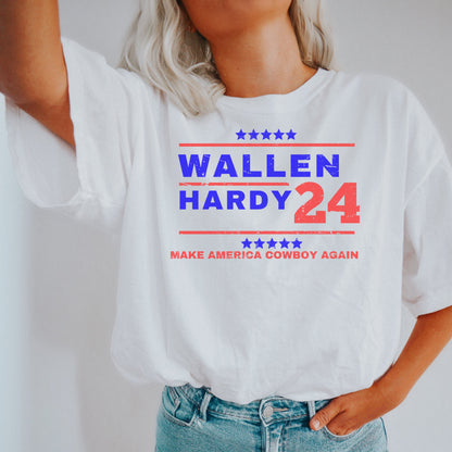 Wallen Hardy Shirt, Wallen for president, Cowboy Wallen, Wallen Shirt, Country music shirt, Western shirt, President shirt, Concert shirt