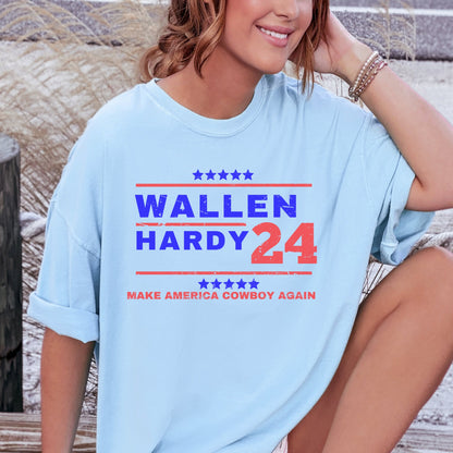Wallen Hardy Shirt, Wallen for president, Cowboy Wallen, Wallen Shirt, Country music shirt, Western shirt, President shirt, Concert shirt