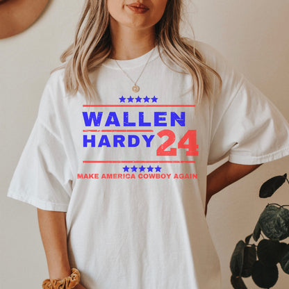 Wallen Hardy Shirt, Wallen for president, Cowboy Wallen, Wallen Shirt, Country music shirt, Western shirt, President shirt, Concert shirt