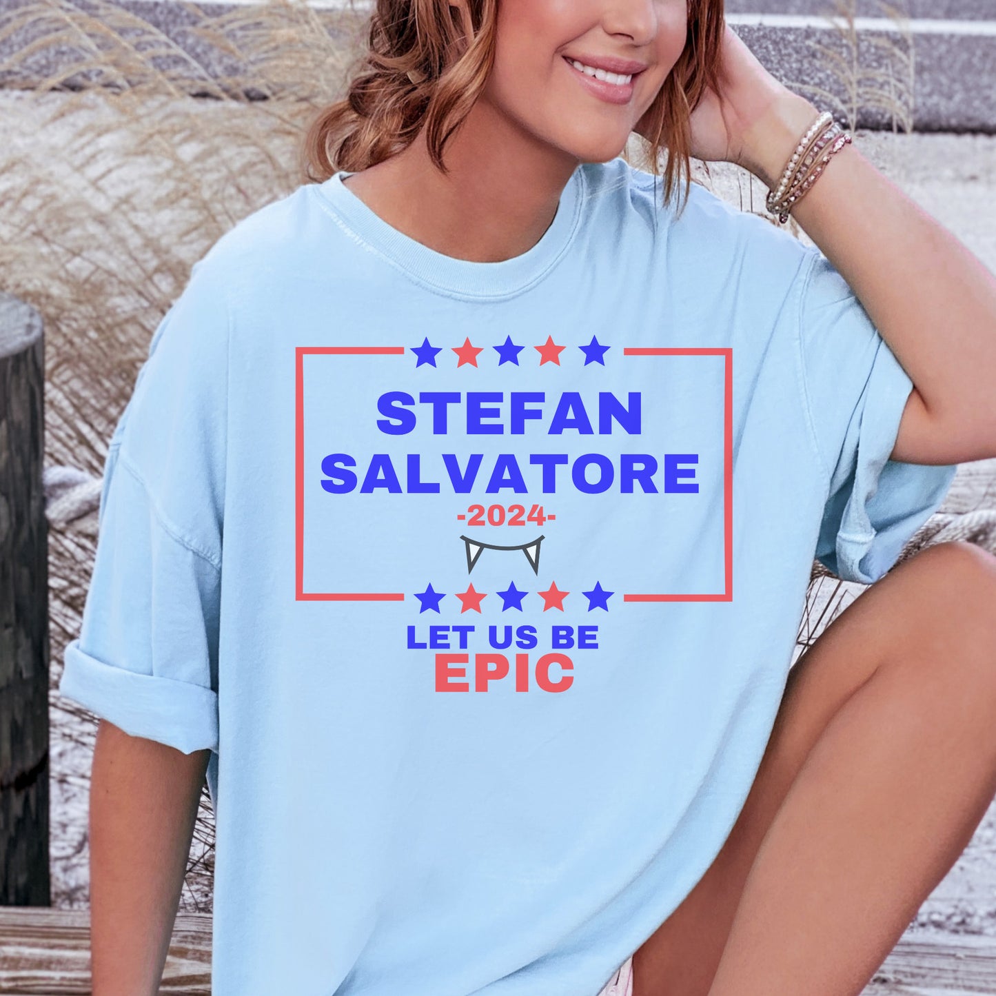 Stefan Salvatore shirt, TVD shirt, Team Stefan, TVD merch, Tvd gift, Tvd fan, Funny TVD git, Comfort Colors