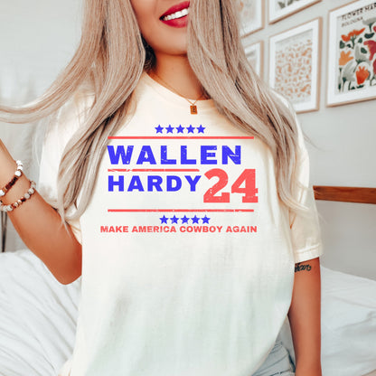 Wallen Hardy Shirt, Wallen for president, Cowboy Wallen, Wallen Shirt, Country music shirt, Western shirt, President shirt, Concert shirt