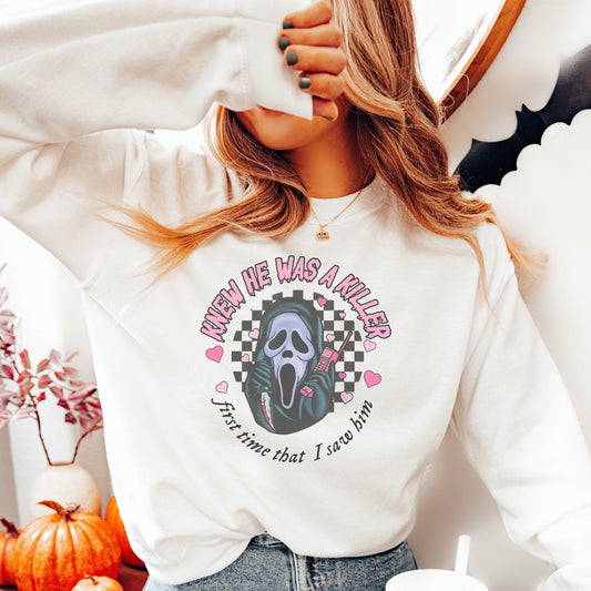 Taylor Halloween Crewneck Halloween Swiftie Sweater, Taylor merch, Reputation era shirt, Swiftie fan merch, Ghostface shirt
