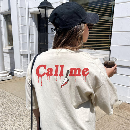 Ghostface Call me Hoodie/Shirt