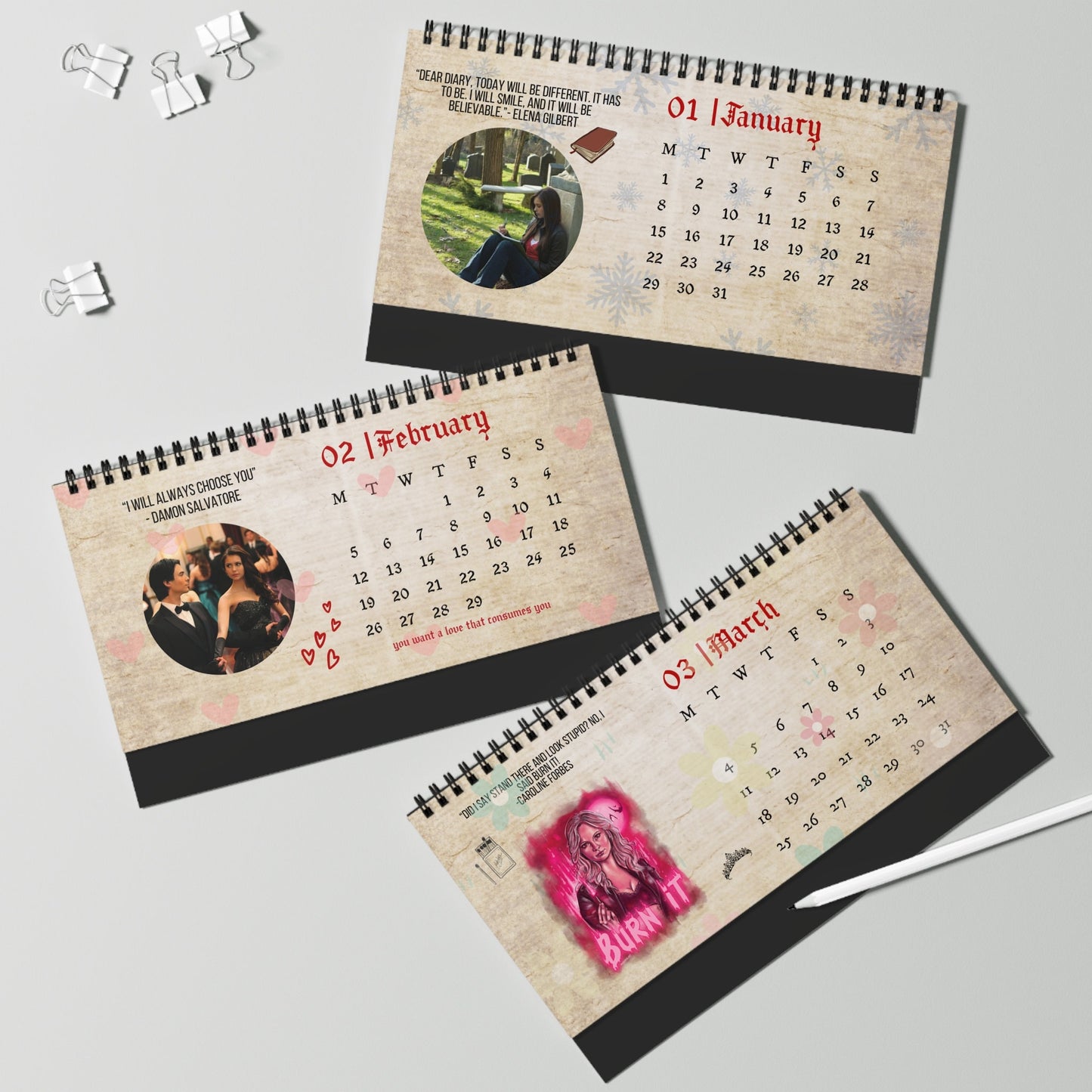 TVD Desk Calendar