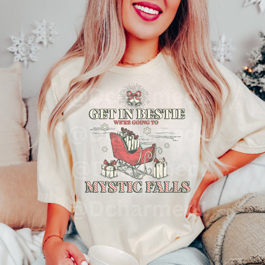 TVD xmas shirt, tvd merch, tvd gift, mystic falls shirt, salvatore brothers, tvd fan, Damon salvatore, tvd fan gift, stefan salvatore