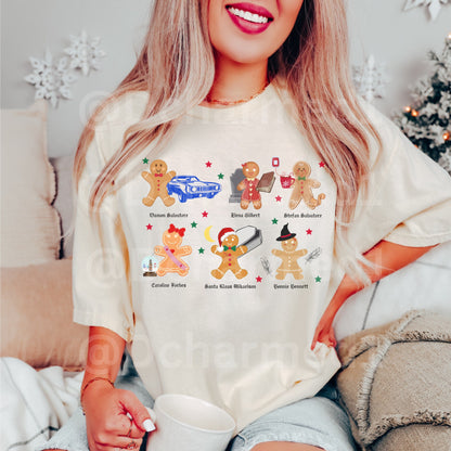 TVD xmas hoodie, tvd merch, tvd gift, mystic falls shirt, Katherine Pierce, tvd fan, Damon salvatore, tvd fan gift, stefan salvatore