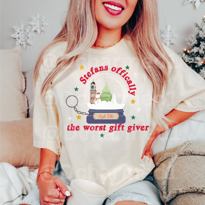 TVD xmas hoodie, tvd merch, tvd gift, mystic falls shirt, Katherine Pierce, tvd fan, Damon salvatore, tvd fan gift, stefan salvatore