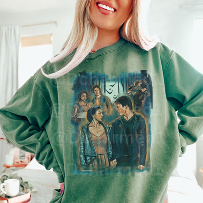 TVD Merch, Damon Salvatore shirt, Bonnie Bennett Merch, Tvd sweatshirt, Prison World Sweatshirt, Tvd gift, Mystic Falls