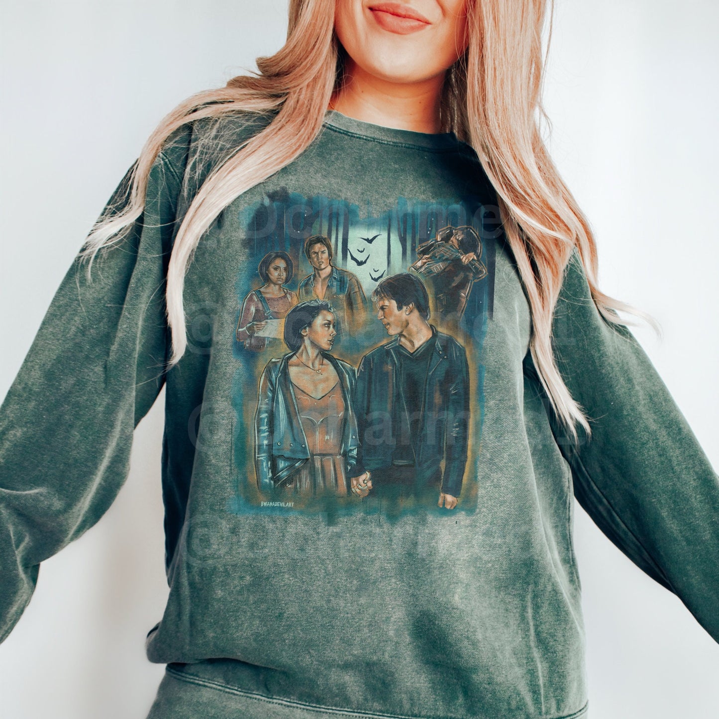 TVD Merch, Damon Salvatore shirt, Bonnie Bennett Merch, Tvd sweatshirt, Prison World Sweatshirt, Tvd gift, Mystic Falls