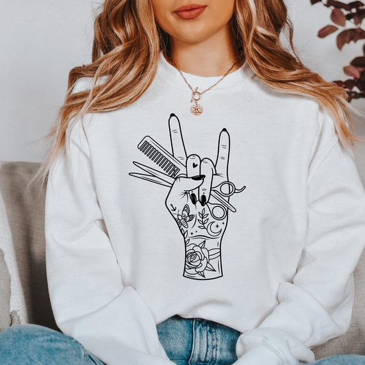 Hairstylist Crewneck, Hair Stylist gift, Retro Hairstylist sweatshirt, Hairstylist shirt, Gift for Bridal Hair stylist